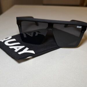 Quay Australia Matte Black Sunglasses